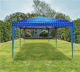 Quictent No-Side 10' x 20' Heavy Duty Pop Up Canopy-American Flag