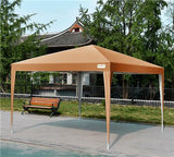 Quictent Upgraded Privacy 8' x 8' Pop Up Canopy-Brown