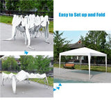 Quictent Upgraded Privacy 8' x 8' Pop Up Canopy-White