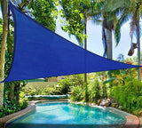 Quictent Woven 16' Triangle Sun Shade Sail-Blue
