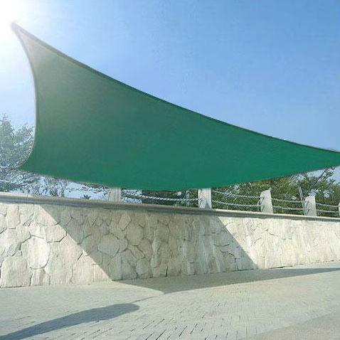 Quictent Woven 18' Square Sun Shade Sail-Green