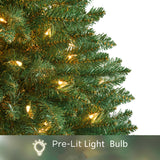Christmas Tree Light Green for Indoor and Outdoor Holiday Decoration (2 Sizes Available)