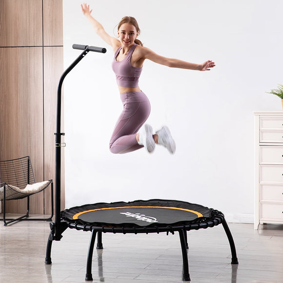 Zupapa 40 in Rebounder for Adults and Kids, Mini Silent Fitness Trampoline for Indoor, Max Load 330 lbs