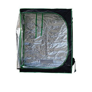 Quictent SGS Approved Eco-friendly 48"x24"x60" Reflective Mylar Hydroponic Grow Tent with Heavy Duty Anti-burst Zipper and waterproof Floor Tray for Indoor Plant Growing 4?x2?