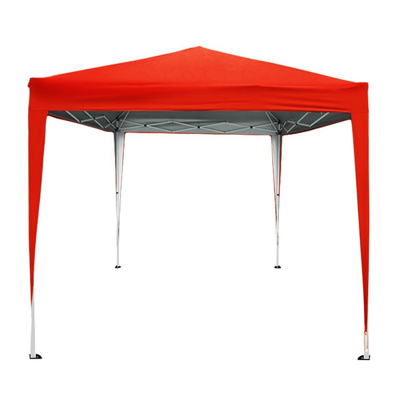 Quictent Pop Up Canopy 8x8 Feet Party tent Carport Beach Gazebo Heavy duty Height Adjustable Waterproof Red