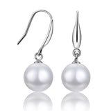 Pearl Set S925 Sterling Silver Chain Necklace & Earrings Option