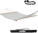 Zupapa 2-Person Double Hammock With Bamboo Spreader & Tree Straps