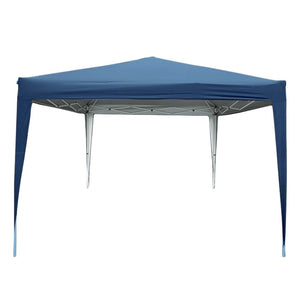 Quictent Silvox 100% Waterproof 10'x15' EZ Pop Up Canopy Tent Party Tent Pyramid-roofed Blue