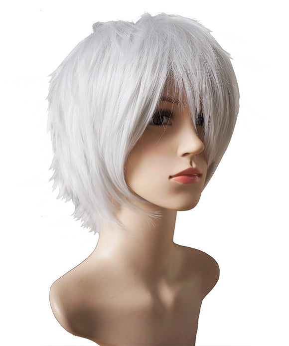 AnotherMe Anime Cosplay Layered Short Straight Hair Natural Wig Heat Resistant Fiber Party
