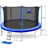 ORCC 14' Trampoline with Basketball Hoop