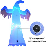 AnotherMe Lighted Color Changing 12' Inflatable Ghost Decoration-White