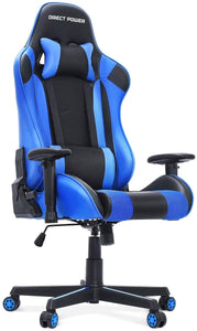 HEAO Adjustable Swivel E-Sports 400 lbs Weight Capacity Gaming Chair-Blue