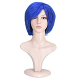 AnotherMe Unisex Short Layered Straight Synthetic Hair Wig-5 Colors