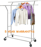 HOKEEPER 330 LBS Load Capacity Heavy Duty Commercial Grade Clothing Garment Rack