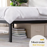 UNNID 3500lbs Max Weight Capacity 16 inch Bed Frame