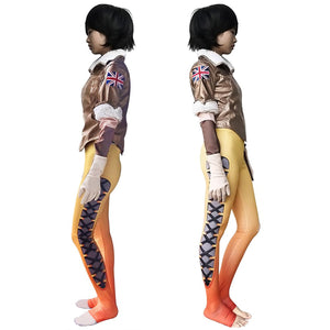 Another Me Women's Bodysuit D.Va Hana Song/Tracer Lena Oxton Costume Cosplay