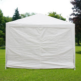 Quictent 10' x 20' Party Tent With Mesh Sides-White