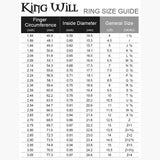 King Will Tungsten Ring Silver 6MM