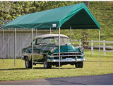 Quictent 10¡¯x20¡¯ Carport Heavy Duty Car Canopy Galvanized Car Boat Shelter with 4 Reinforced Steel Cables Green
