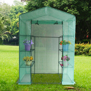 Quictent Portable mini Greenhouse Large Green Garden Hot House More Size (78"x56"x30")