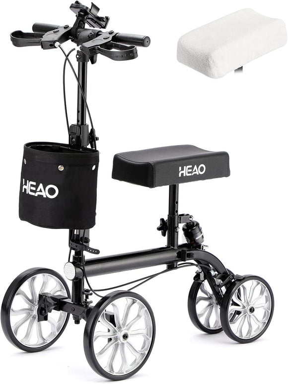 HEAO Knee Walker with Shock Absorber for Foot Injuries, 10