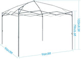 Quictent Upgraded Privacy 8' x 8' Pop Up Canopy-Pink