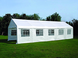 Quictent 32'x20' Heavy Duty Outdoor Carport Party Wedding Tent Shelter White