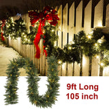 AnotherMe 9' Decoration Garland With 50 LED Lights