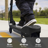 MAXTRA UL Certified Upgraded E100 Adjustable Handlebar Folding Electric Scooter-Black