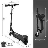 MAXTRA UL Certified Upgraded E100 Adjustable Handlebar Folding Electric Scooter-Black