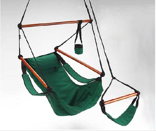 Hanging Green Hammock Air Swing Chair
