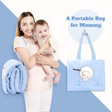 FORSTART Portable Baby Travel Sleeper-Light Blue