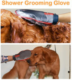 Free Paws Pet Grooming Glove-Black