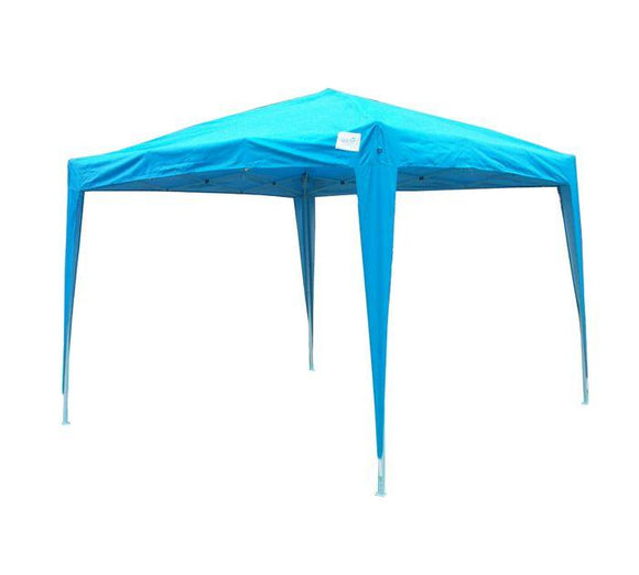 Qucitent No-Side 10' x 10' Pop Up Canopy-Light Blue