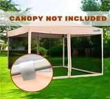 Quictent Mesh Walls for 10' x 10' Pop up Canopy