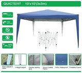 Quictent No-Side 10' x 10'Pop Up Canopy -Navy Blue