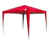 Qucitent No-Side 10' x 10' Pop Up Canopy-Red