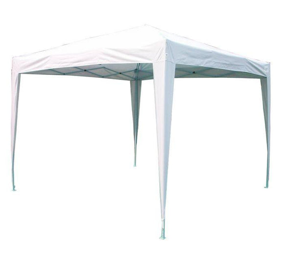 Qucitent No-Side 10' x 10' Pop Up Canopy-Silver