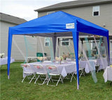 Quictent Privacy Upgraded Standard 8' x 8' Pop Up Canopy -Royal Blue