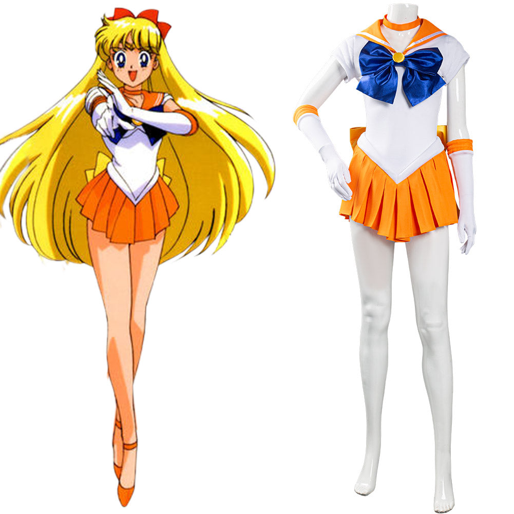 AnotherMe Sailor Moon Cosplay Costume Sailor Venus-4 Sizes – Brandline