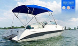 King Bird 4 Bow Bimini Boat Top 8'L x 54"H x 91"-96"W-Royal Blue