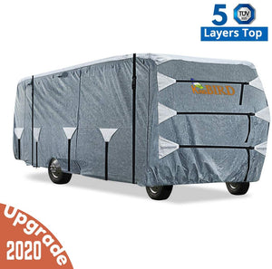 King Bird Upgraded 5-Layer Class A RV Cover, 37'-40'
