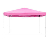 Quictent Screen 10' x 10' Pop Up Canopy With Mesh Walls-Pink