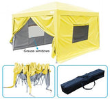 Quictent Upgraded Privacy 10' x 10' Pop Up Canopy-Yellow