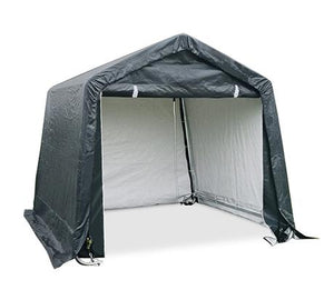 Quictent Storage Shelter 6 x 6- Feet Outdoor Carport Shed Heavy Duty Car Canopy Grey