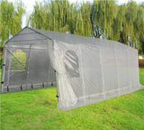 Snow Shed suitable for Bad Weather, Quictent 20'X11' Heavy Duty Carport Garage Car Shelter with Observation Window