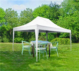 Quictent Upgraded Privacy 10' x 15' Pyramid Pop Up Canopy-White
