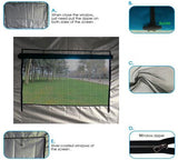 Quictent Upgraded Privacy 10' x 10' Pop Up Canopy-Light Blue