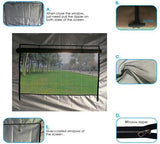 Quictent Upgraded Privacy 10' x 20' Pop Up Canopy-Beige