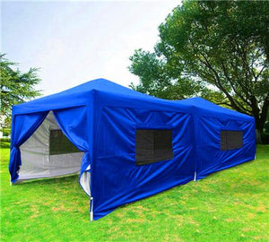 Quictent Upgraded Privacy 10' x 20' Pop Up Canopy-Royal Blue